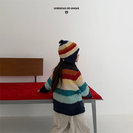 gou/101. colorfully cardigan XS(2-3Y)-XL(6-7Y)