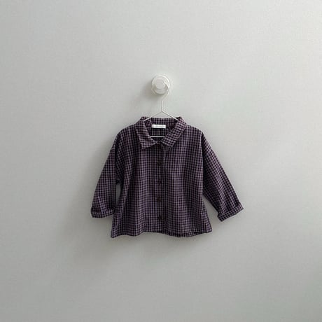 minirobe/15.  Lia Check Shirt  S-XL