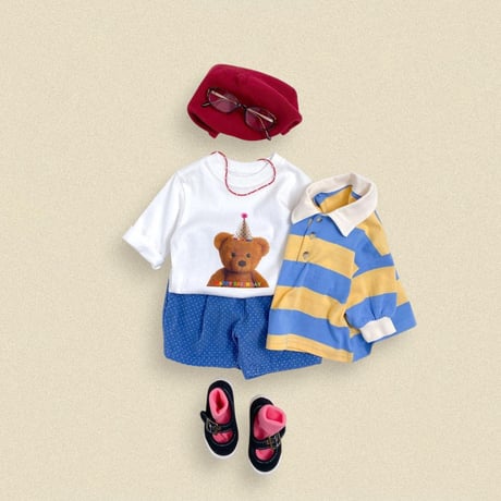 oottbebe/38. play rugby collar T-shirt XS(0-1Y)-XL(4-5Y)