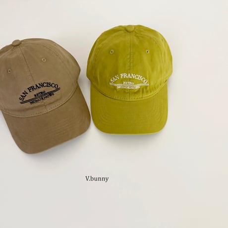 vbunny/8. sanfran cap FREE(48-53CM)