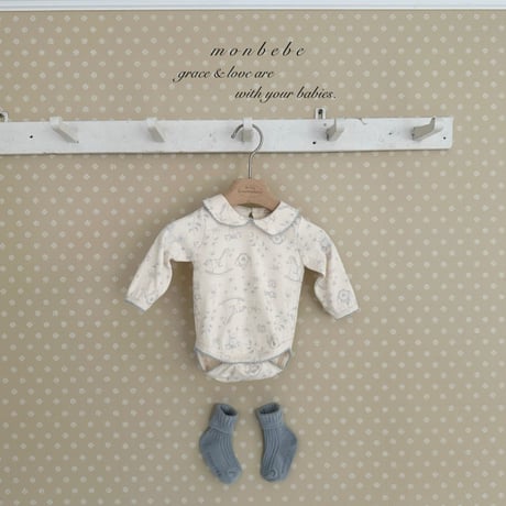 monbebe/32. print collar suit S(3-6M)-L(12-24M)