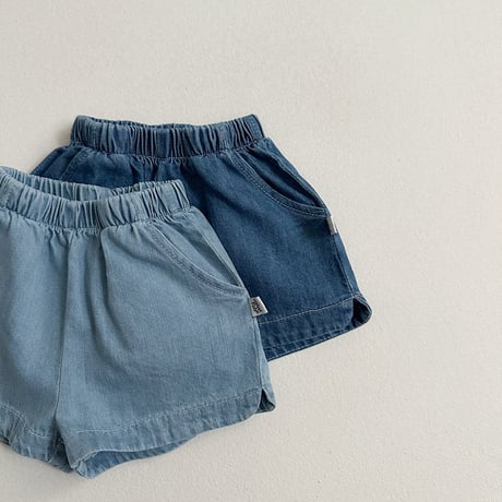 minirobe/35.  round denim pants  S-XL