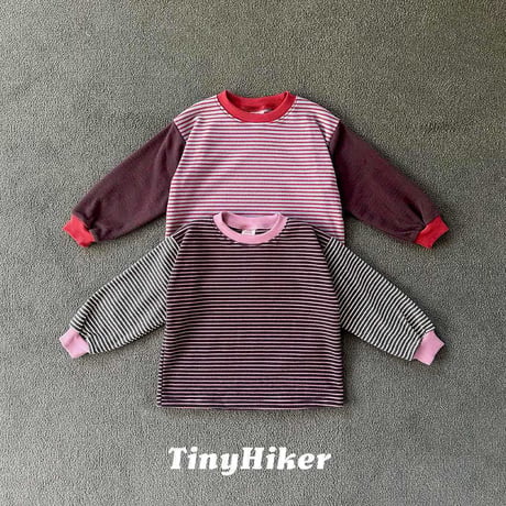 tinyhiker/6. mago stripe T-shirt XS-XL