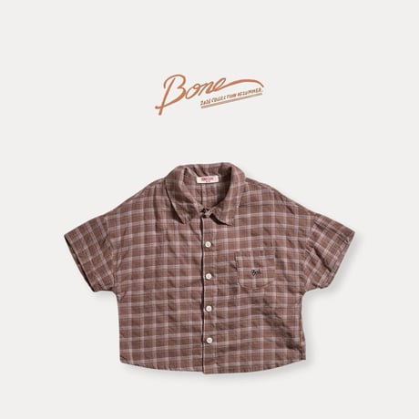 boneoune/85. retro check shirt JS-JL