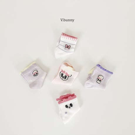 vbunny/10. bunny socks set S(130-150)-L(180-210)