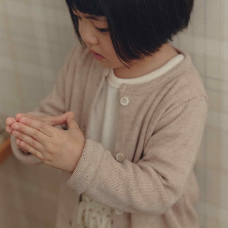 lacamel/5. poa eyelet cardigan XS-XL