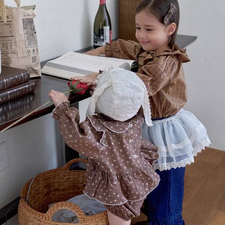 marron/36. elly blouse XS-L