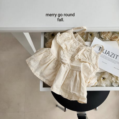 merrygoround/14. nut fril sleeveless XS-2XL