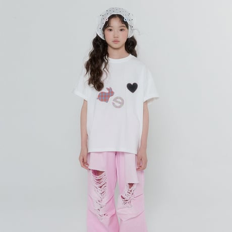 forkchips/67. patch rabbit T-shirt M-XL