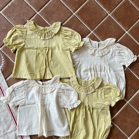 thelala/55. lemon collar suit XS-M