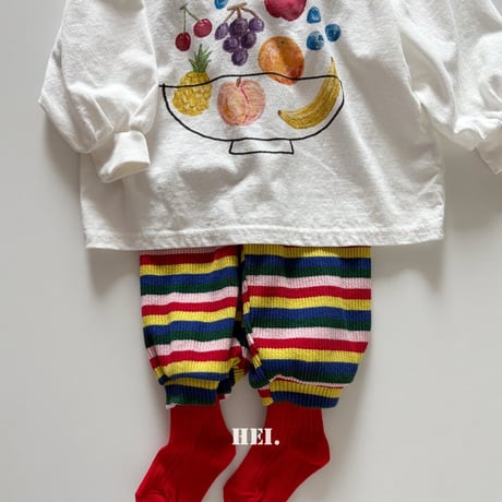 hei/13. fruit long T-shirt XS-XL