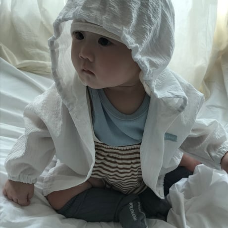 lalaland/77. creamy hood 6M-18M