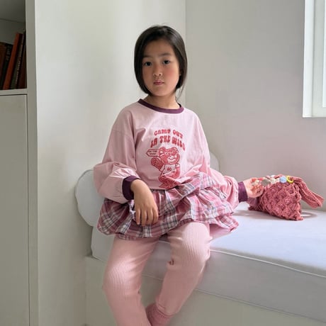 bonbonbutik/19. bear dori T-shirt XS-XL