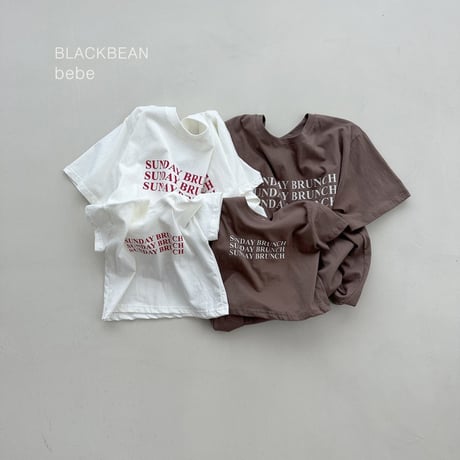 blackbean/25. lunch bebe T-shirt S-M