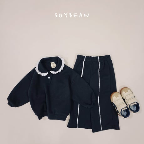 soybean/119. collar fril updown set XS-XL