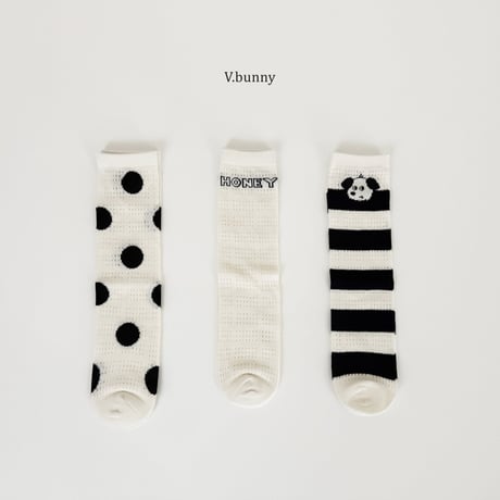 vbunny/40. honey dot socks set FREE