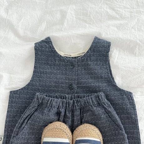 minirobe/32.  dIa Denim Sleeveless  S-XL