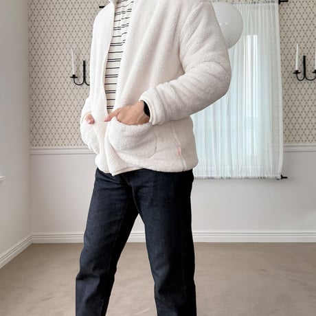 hereiam/55. kinder fleece jacket MOM-DAD