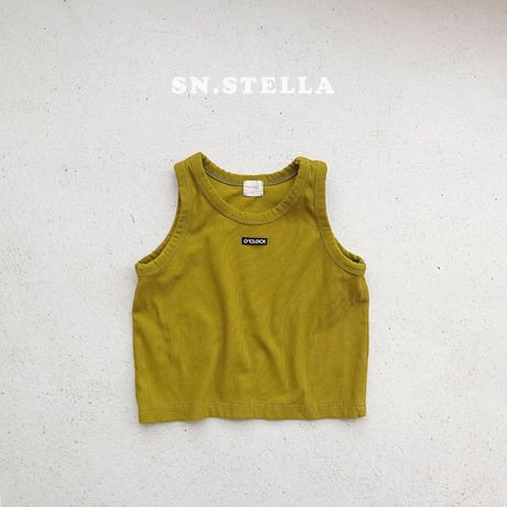 snstella/33. clock sleeveless XS-XL