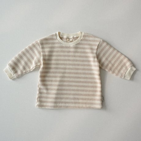 thebeige/12. Waffle long sleeve T XXS-L