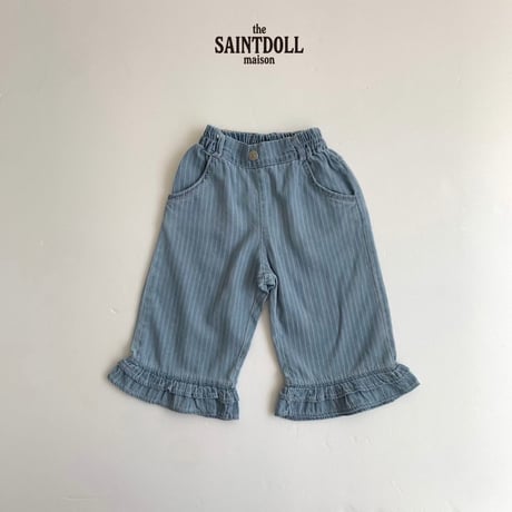 saintdoll/102. peuty fril denim pants JS-JL