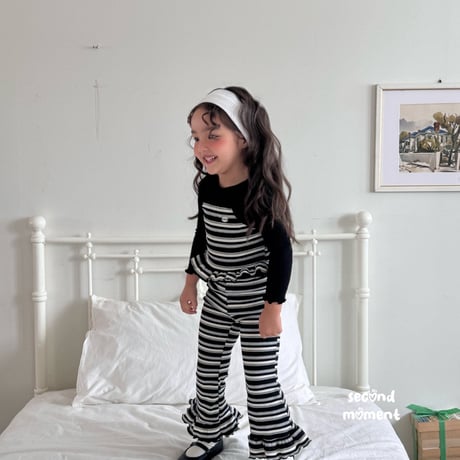 secondmoment/10. waffle penut fril pants JS-JL