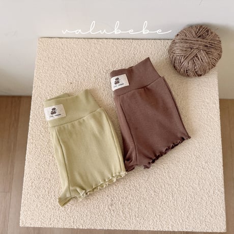 valubebe/88. bold curly shorts  6M-S