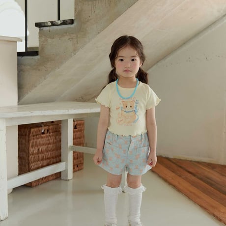 melikey/42. color ribbon half pants JS-JM