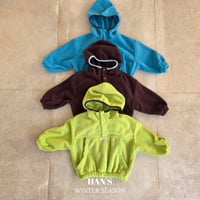 hans/22. fleece pocket zipup XXS-JS