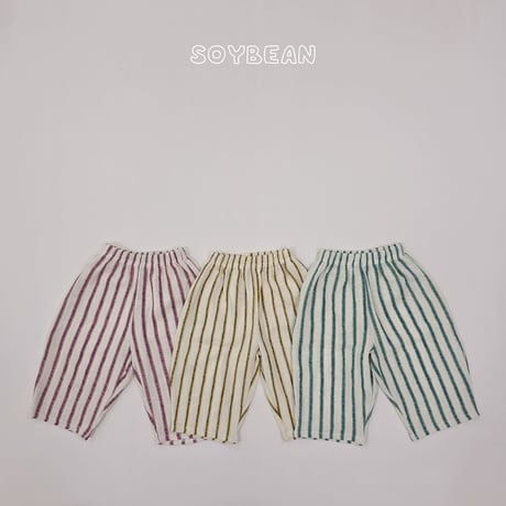 soybean/125. plan ) linen curb travel pants XS-XL