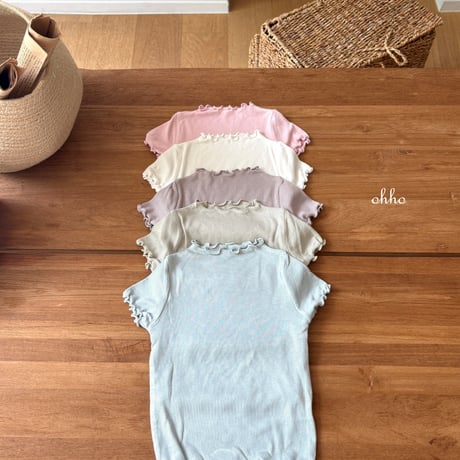 ohho/11. dove peuty half t T-shirt S-2XL