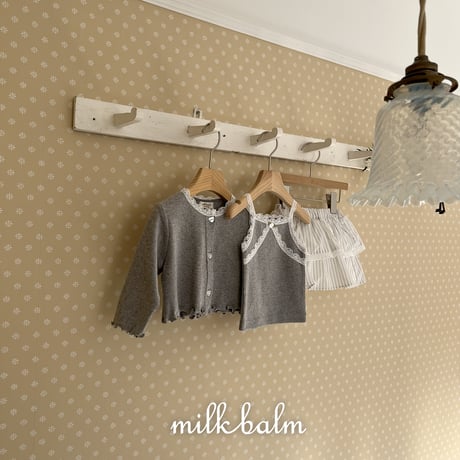 milkbalm/11. ailet sleeveless cardigan XS-XL