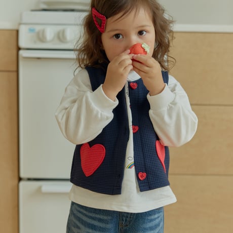 ueo/63. love pocket vest S-XL