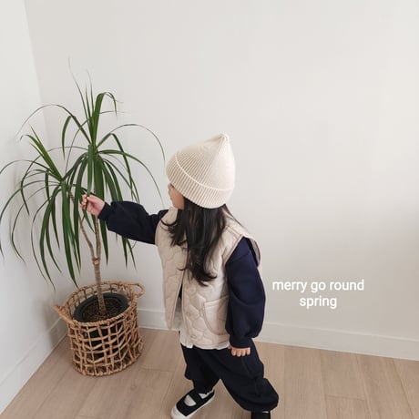 merrygoround/10. quilting vest XS-2XL