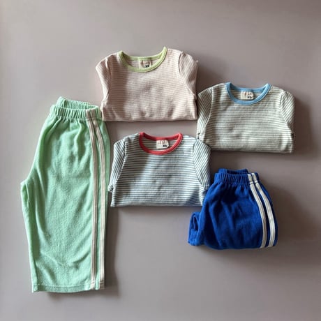 bonbonbutik/32. terry line pants JS-JM