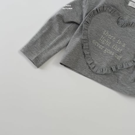 lindo/37. Hearts fril T-shirt XS-XL