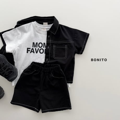 bonito/69. two pocket linen set? JS-JM