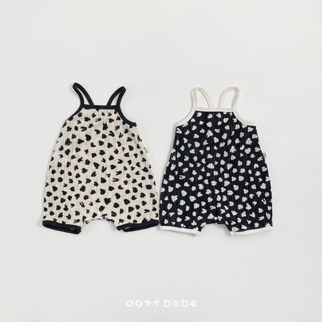 oottbebe/34. peuty leopard FullBody ( bebe ) suit S(0-6M)-M(6-12M)