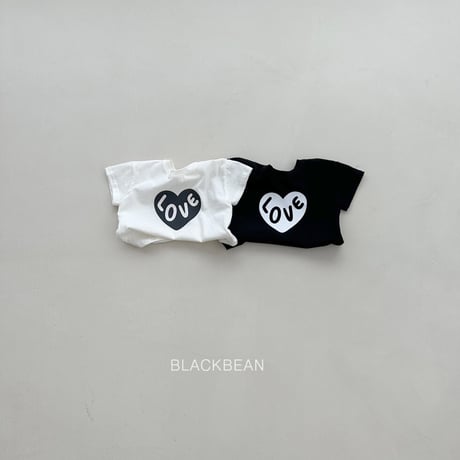 blackbean/53. heart T-shirt S-XL