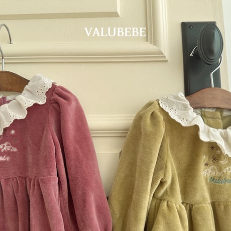 valubebe/69. embroidery velloa suit 6M-18M