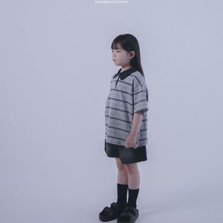 lilybooth/27. matin collar T-shirt S-XL