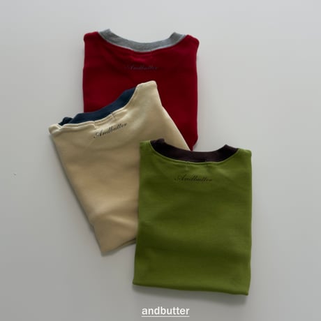 andbutter/36. Candy Color T-Shirt JS-JM