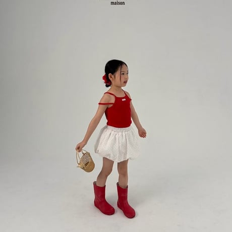 saintdoll/113. dot bullon skirt XL-JS