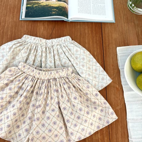 ohho/6. 26 floral skirt pants S-2XL