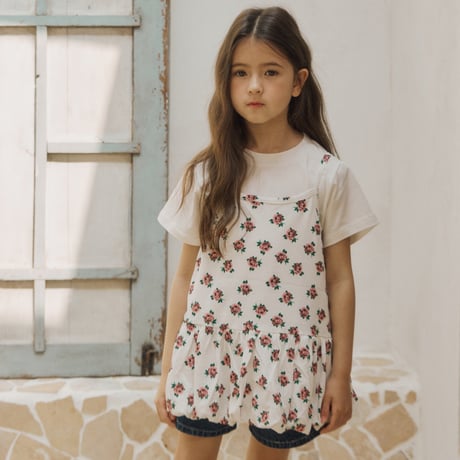 bymimi/76. bullon mini one-piece JS-JM