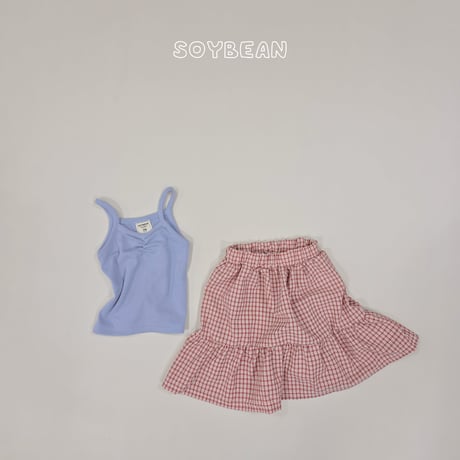 soybean/91. plan sleeveless set skirt XS-XL