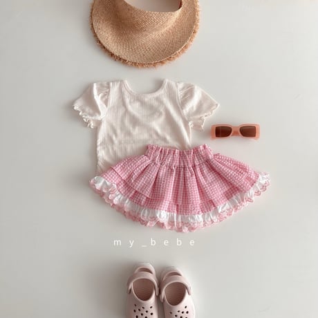 mybebe/18. x fril T-shirt XS-XL