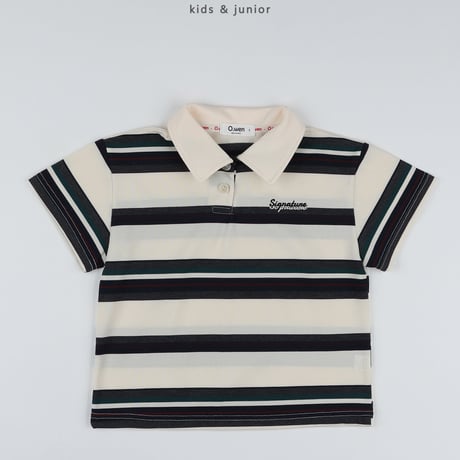 owen/5. signiture PK collar T-shirt S-XL