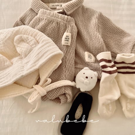 valubebe/18. dalkong knit collar T-shirt 6M-S