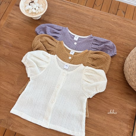 ohho/15. french half t cardigan S-2XL